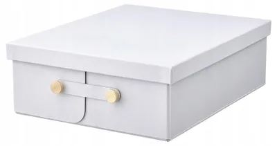 Produktbild von IKEA SPINNROCK Aufbewahrungsbox mit Einsätzen weiß 32x25x10 cm
