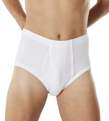 Image de Dulcia slip classic maxi 2-2 rib white hommes