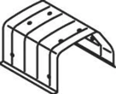Produktbild von DINEX Hitzeschutzblech 49844 für MAN F 2000 600mm 615mm 390mm