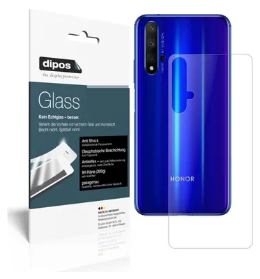 Obrázek produktu pro 2x ochranná fólie pro Huawei Nova 5T matná zadní strana - anti-shock 9H fólie dipos Glass plastové sklo