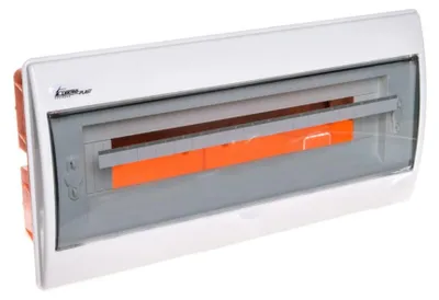 Immagine prodotto di Scatola di distribuzione Scatola di sottodistribuzione Scatola portafusibili Rp 18 moduli IP40 da incasso E-P 8,7