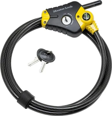 Produktbild von Master Lock verstellbares Python Verschlusskabel 10mm 8433EURD