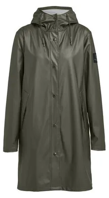 Produktbild von Tenson - "Apelviken" Regenmantel für Damen, PolyurethanBeschichtung ET905 (XL) (Oliv)