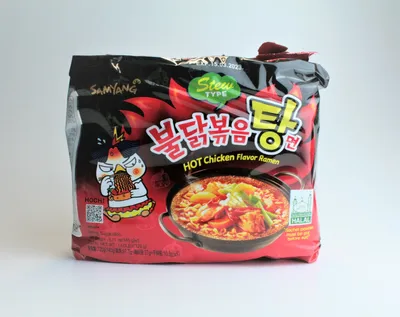 Produktbild von 5x Hot Chicken Flavor Ramen – Stew Type Buldak Instant Nudeln – Feurig-scharfer Genuss als Suppenvariante