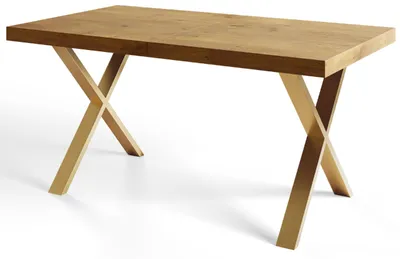Immagine prodotto di Tavolo da Pranzo 160x260 cm, Tavolo Allungabile, per Cucina e Sala da Pranzo, Gambe in Metallo Stabili, Collezione Loft X, Lancelot