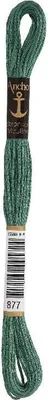 Produktbild von Anchor Sticktwist 8m, herbstgruen, Baumwolle, Farbe 877, 6-fädig