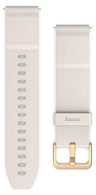 Produktbild von Hama 00178660, Band, Smartwatch, Intelligenter Ring, Beige, Jede Marke, Silikon, Gold