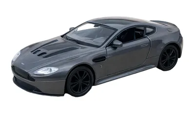 Produktbild von Aston Martin Vantage Modellauto 12cm aus Metall mit Rückzugmotor Modell Auto Spielzeugauto Spielzeug 65 (Grau)