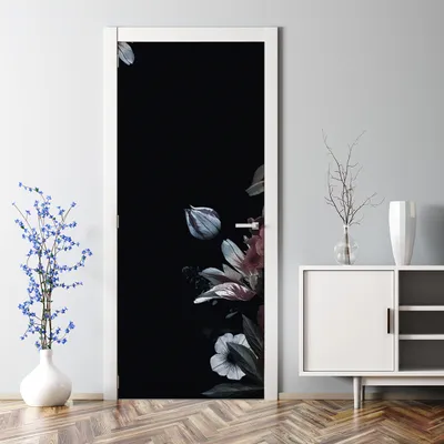 Produktbild von Dekorative Türtapete selbstklebend Klebefolie Türposter Dschungel tiere 70 x 200 cm