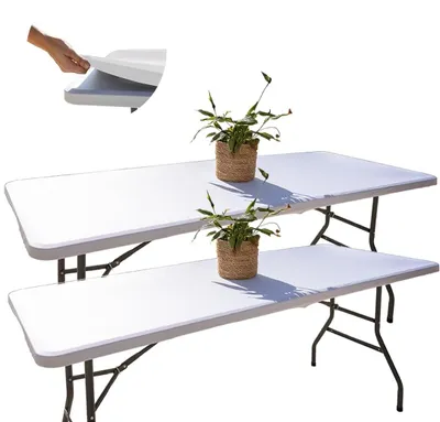 Produktbild von Tischdecke Wasserabweisend - Verstellbar - Elastisch - Knitterfrei - Ideal für Draußen - 182 x 76 cm - Tischbezug