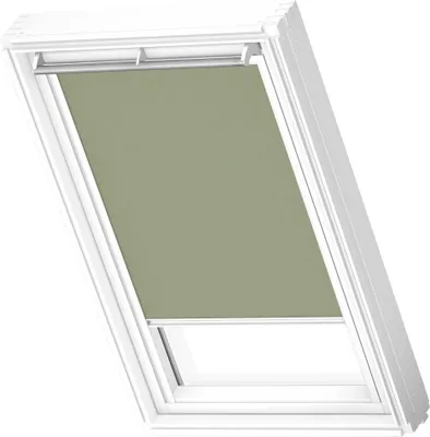 Produktbild von VELUX Original Nature Collection Dachfenster Verdunkelungsrollo, FK06, Marsh, mit weißer Führungsschiene