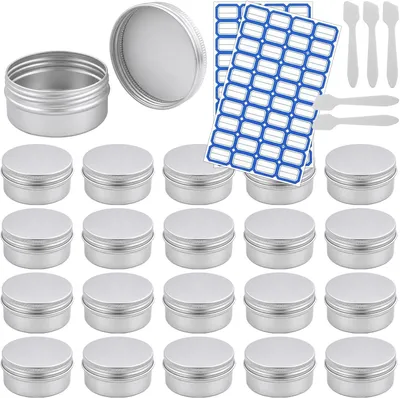 Produktbild von Aluminiumdosen 50 ml, 30 Stück, silber, für Reisen