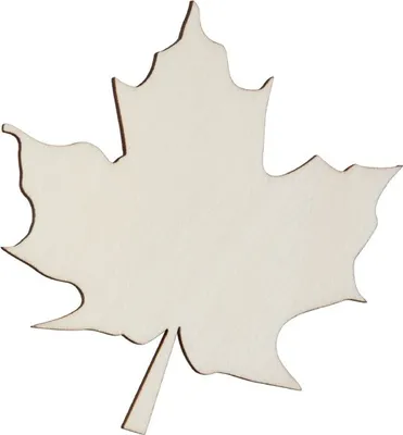 Produktbild von Hofmeister Holzwaren Geschenk Anhänger Tür Schild 'AHORNBLATT' Fensterbild Kinder, L85xB80xH3 mm, 27011