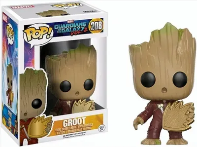 Produktbild von Funko Pop! Marvel: Guardians of the Galaxy vol. 2 - Groot #208 Exclusive