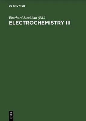 Produktbild von Electrochemistry III