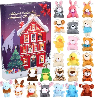 Produktbild von Adventskalender für Kinder 2026-24, aus Plüsch