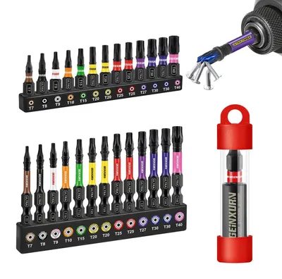 Image de Jeu de 27 embouts de tournevis Torx avec support magnétique