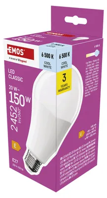 Immagine prodotto di Emos Led Cls A80 20W(150W) 2452Lm E27 Cw