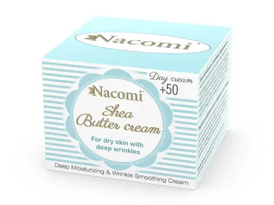 Image de Nacomi Shea cream 50+ crème de jour à l'acide hyaluronique, 50 ml