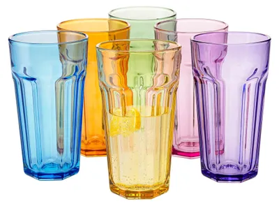 Obrázek produktu pro Sada 6 velkých koktejlových sklenic s retro designem