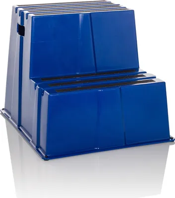 Produktbild von hjh OFFICE Tritthocker TIO-E2 Kunststoff Tritt Hocker, Elefantenfuß, Trittstufe bis 150 kg belastbar, Höhe 51.0 cm