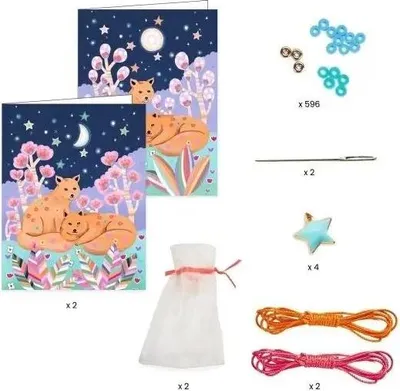 Produktbild von Djeco Bastelset zum Schmuck Basteln mit Sternen-Design, für Kinder ab 10 Jahren