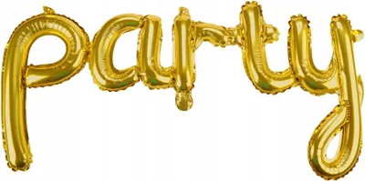 Obrázok produktu pre Fóliový balón Párty nápis 111 cm - dekorácia na narodeniny a oslavy