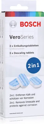 Produktbild von Bosch VeroSeries TCZ8002A Entkalkungstabletten 2in1 für Kaffeevollautomaten
