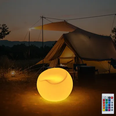 Immagine prodotto di Nuova Luce da Giardino LED Luminosa Poltrona da Tavolo Economica con Telecomando. Ricaricabile RGBW Luminosità regolabile Nuovo Chic YXF-6565 Poltrona Rotonda