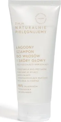 Zdjęcie produktu dla Ziaja, Naturalnie Pielęgnujemy Łagodny szampon do włosów i skóry głowy oczyszczająco-nawilżający, 200 ml