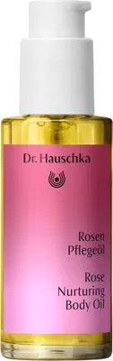 Produktbild von Dr. Hauschka Beruhigendes Körperöl mit Bio-Rosenblüten 75ml für Massage und Hautpflege