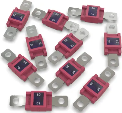 Produktbild von 10x AUPROTEC Mega Hochstromsicherung 80A Schraubsicherung rot