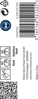 Immagine prodotto di Trapano per metallo HSS-Co, standard 5,2 x 52 x 86 mm