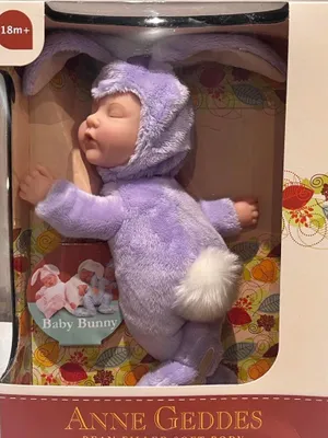 Produktbild von Anne Geddes Baby Puppe Violet Hase - 23cm, ab 18M+