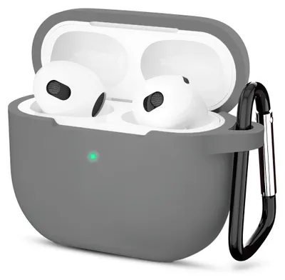 Obrázok produktu pre Techsuit Silicone puzdro pre AirPods 3 – ultratenké, hladké – sivé