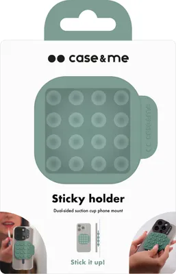 Produktbild von Sticky Holder - Saugnapf-Halterung für Smartphones, Grün