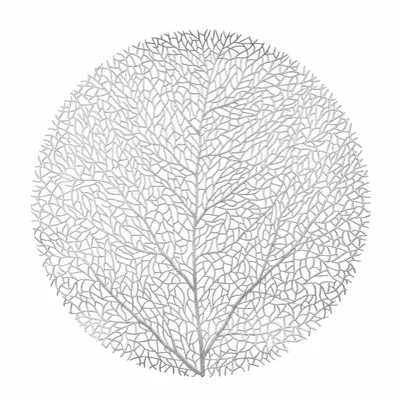 Immagine prodotto di SIIN Uildo stuoia argento 38 cm x 38 cm