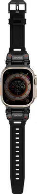 Obrázek produktu pro SKINARMA Titon řemínek pro Apple Watch 49/46/45/44 mm Black