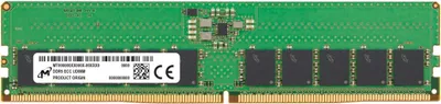 Image de Mémoire Micron ECC UDIMM DDR5 16 Go 1Rx8 5600 MHz PC5-44800 MTC10C1084S1EC56BR
