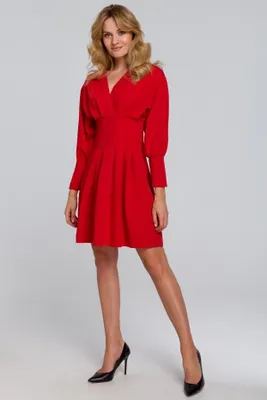Produktbild von Makover Minikleid für Frauen Vinever K087 rot XL