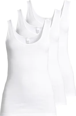 Produktbild von Speidel 3er Pack Nelly Unterhemd / Top Sportives Design mit Rundhalsausschnitt, Baumwolle in weicher Feinripp-Qualität, Bequem durch breite Träger