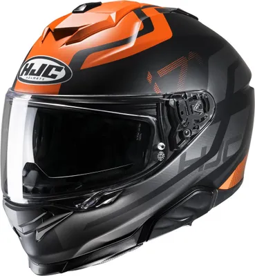 Produktbild von HJC i71 Enta Helm (Black/Orange,XS (54/55))