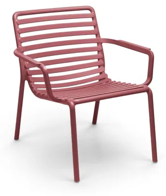 Produktbild von Lounge-Gartenstuhl Doga Relax | Kunststoff | Marsala | 2er Set