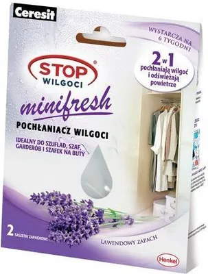 Immagine prodotto di Ceresit Lavanda Assorbitore di umidità 2x50g contro gli odori Armadio