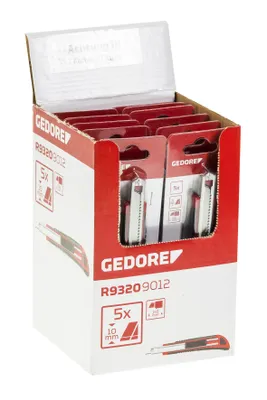 Produktbild von GEDORE red R93209112 Display Cutter Klingenbreite 18 mm 12-teilig, 3301791