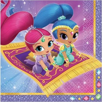 Productafbeelding van AMSCAN - 20 Shimmer + Shine servetten