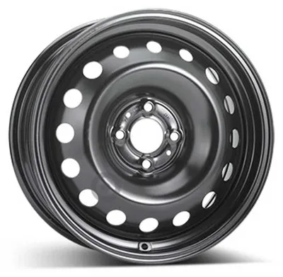 Image de jantes en fer ALCAR ACCIAIO 6666 6.5x16 4x100 ET 37 BLACK