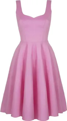 Produktbild von Hell Bunny Mittellanges Kleid Damen Heidi Dress Pink pink 4XL