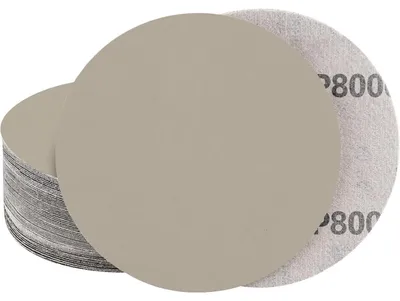Zdjęcie produktu dla Papier ścierny samoprzylepny, 150 mm, ziarno 8000, do użytku na mokro i sucho, 20 sztuk