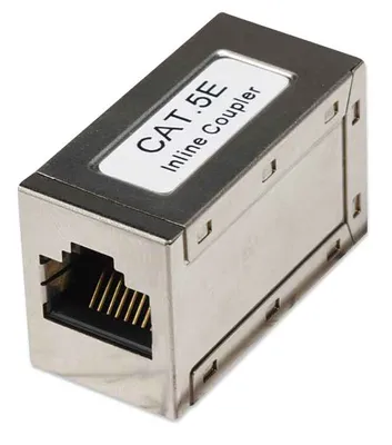 Immagine prodotto di Intellinet 504768 INTELLINET Connettore RJ45 Cat5e 8P8C maschio/maschio FTP argento